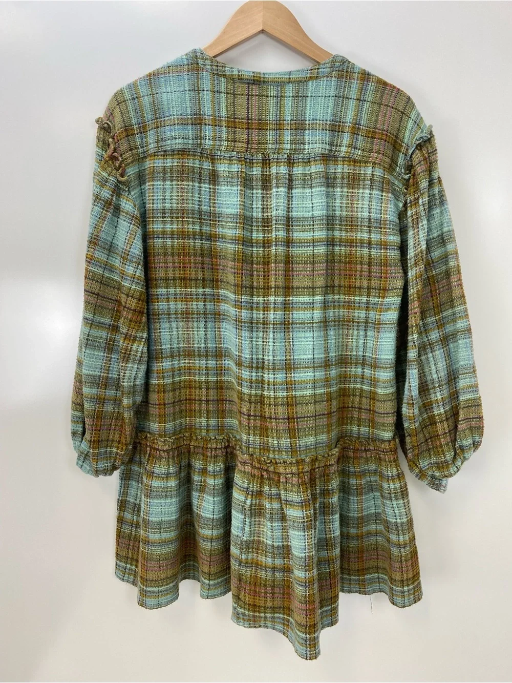 Free People lightweight plaid